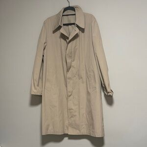 London Fog Beige Men's Trench Coat